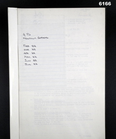 A report detailing the activities of 4 Fd Svy Sqn Feb - Jul 1982