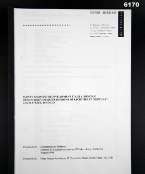 A4 Plans for works at Fortuna Villa