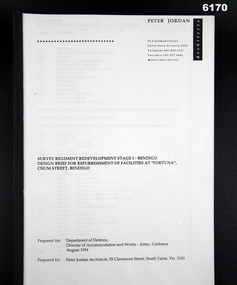 A4 Plans for works at Fortuna Villa