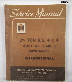 Service Manual for Mk 3 Truck.