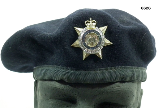 Navy Felt Military Beret.
