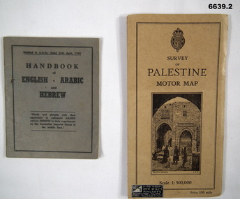 Translation book and Palestine Road Map.