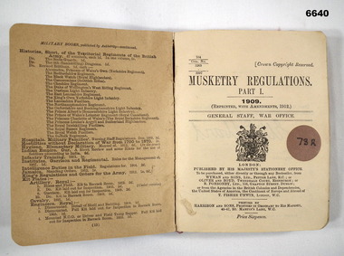 Musketry Regulations, -303 rifles and ballistics.
