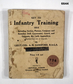 Drill Manual Infantry Training 1914.
