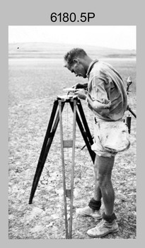 RASvy personnel undertaking topographic surveys. c1950s – 1960s