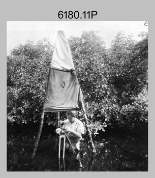 RASvy personnel undertaking topographic surveys. c1950s – 1960s