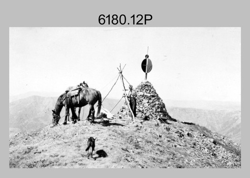 RASvy personnel undertaking topographic surveys. c1950s – 1960s