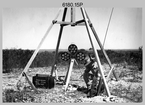 RASvy personnel undertaking topographic surveys. c1950s – 1960s