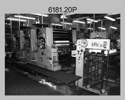 Map Production Equipment at the Army Survey Regiment, Bendigo c1979. 