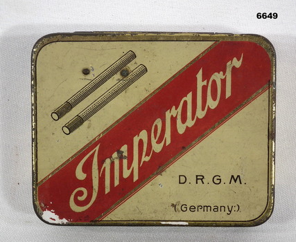 German Booby Trapped Cigarette Tin.