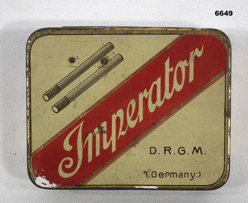 German Booby Trapped Cigarette Tin.