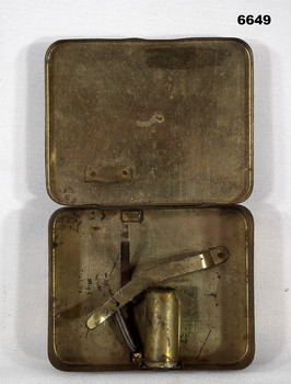 German Booby Trapped Cigarette Tin.