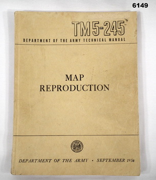 US Army Tecnical Manual on Map Reproduction