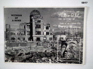 Book pictorial record of Hiroshima, Japan
