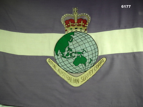 Original Survey Corps Flag  that flew at the Army Survey Regiment