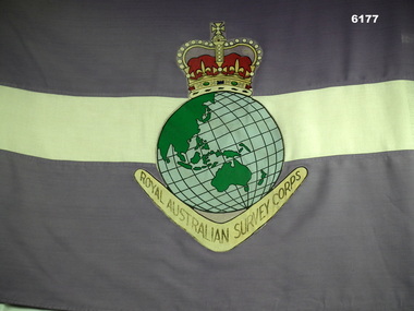 Original Survey Corps Flag  that flew at the Army Survey Regiment