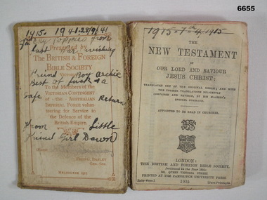Bible "The New Testament".