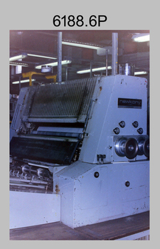 Printing Presses at the Army Survey Regiment, Fortuna Bendigo. Late 1980s.