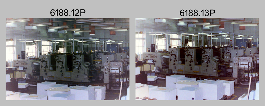 Printing Presses at the Army Survey Regiment, Fortuna Bendigo. Late 1980s.