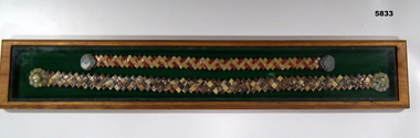 Souvenir framed butterfly waist belts.
