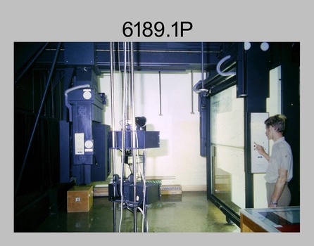 Photographic Technicians operating the KLIMSCH Camera at the Army Survey Regiment, Fortuna. c1985