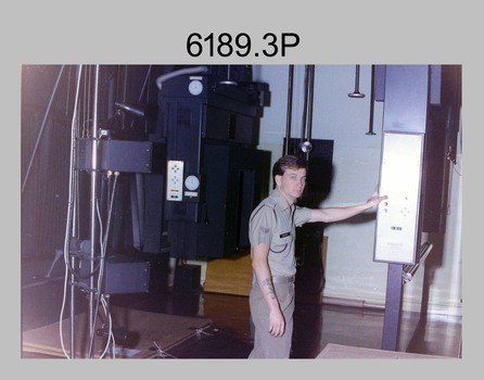 Photographic Technicians operating the KLIMSCH Camera at the Army Survey Regiment, Fortuna. c1985