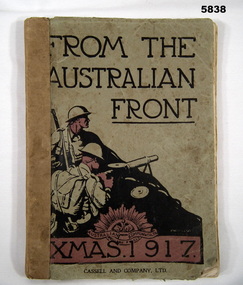 Pictorial book titled "From the Australian Front/ Xmas 1917".