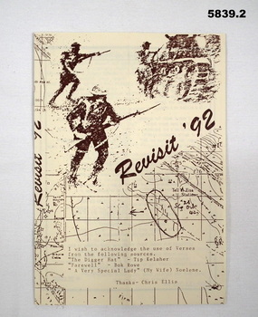 Programme "Revisit 92", by Chris Ellis.
