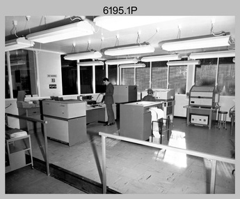 Air Survey Squadron Aerotriangulation Section - Army Survey Regiment, Bendigo. c1979.