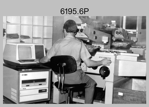 Air Survey Squadron Aerotriangulation Section - Army Survey Regiment, Bendigo. c1979.