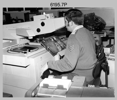 Air Survey Squadron Aerotriangulation Section - Army Survey Regiment, Bendigo. c1979.