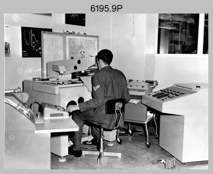 Air Survey Squadron Aerotriangulation Section - Army Survey Regiment, Bendigo. c1979.