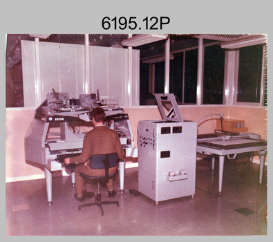 Air Survey Squadron Aerotriangulation Section - Army Survey Regiment, Bendigo. c1979.