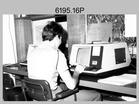 Air Survey Squadron Aerotriangulation Section - Army Survey Regiment, Bendigo. c1979.