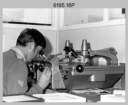 Air Survey Squadron Aerotriangulation Section - Army Survey Regiment, Bendigo. c1979.