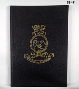 Book - pictorial record of HMAS TOBRUK 1989.
