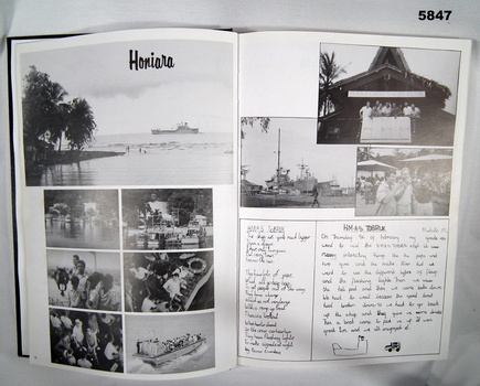 Book - pictorial record of HMAS TOBRUK 1989.
