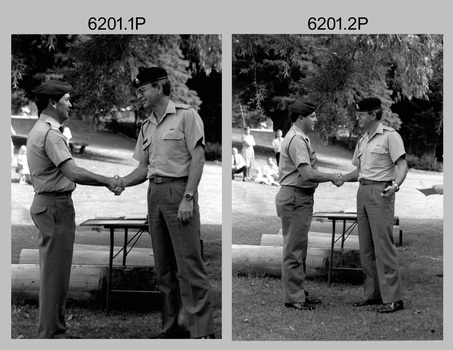 Army Survey Regiment - Defence Force Service Medal Presentations, Fortuna Villa, Bendigo. 1992