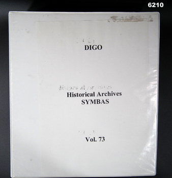 Folder containing master map symbols