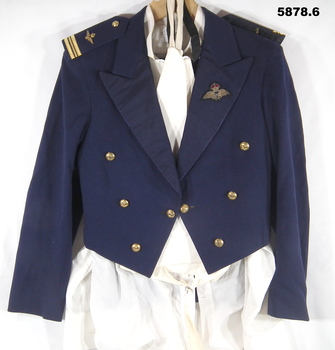 RAAF Officers Mess Dress Uniform with Badges and Insignia.