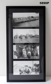 Framed black and white photographs WW1.