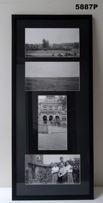 Framed black and white photographs WW1.