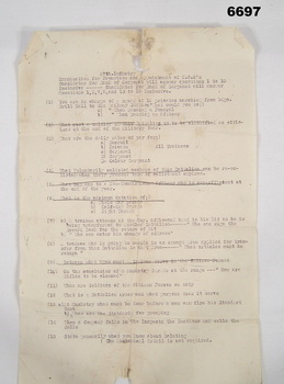 NCO Test for Corporal and Sargeant.