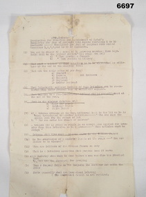 NCO Test for Corporal and Sargeant.