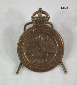 Badge - BADGE, RETURNED FROM ACTIVE SERVICE, Post 1918