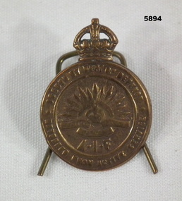 Award - RETURNED FROM ACTIVE SERVICE BADGE, Post 1918