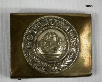 Uniform - BELT BUCKLE, GERMAN, C 1914 - 18