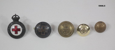 Accessory - BADGES, BUTTONS, 1) K G Luke Melbourne, possible WW1 to WW2