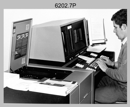 Typesetting Equipment and Personnel, Army Survey Regiment, Fortuna, Bendigo. c1960s to 1979.