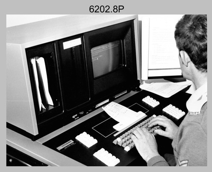 Typesetting Equipment and Personnel, Army Survey Regiment, Fortuna, Bendigo. c1968 to 1979.